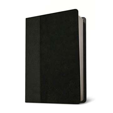 NLT Life Application Study Bible, Third Edition (LeatherLike, Black/Onyx, Red Letter)