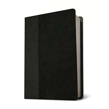 NLT Life Application Study Bible, Third Edition (LeatherLike, Black/Onyx, Red Letter)