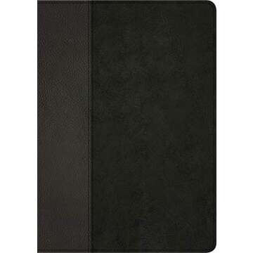 NLT Life Application Study Bible, Third Edition (LeatherLike, Black/Onyx, Red Letter)