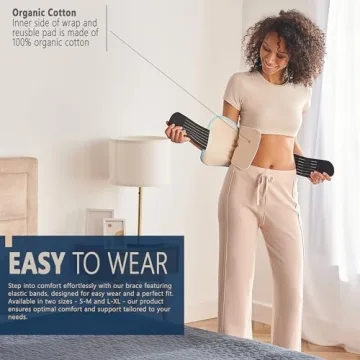 Hufl Castor Oil Wrap for Digestive and Liver Health