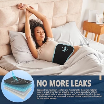 Hufl Castor Oil Wrap for Digestive and Liver Health