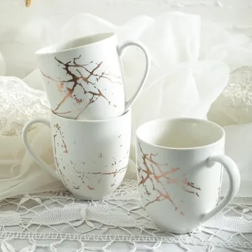 Stone Lain 16-Piece White & Gold Dinnerware Set