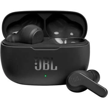 JBL Vibe 200TWS Black Earbuds - True Wireless Comfort