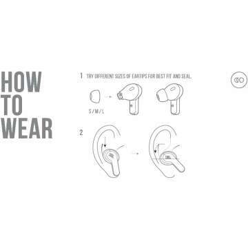 JBL Vibe 200TWS Black Earbuds - True Wireless Comfort