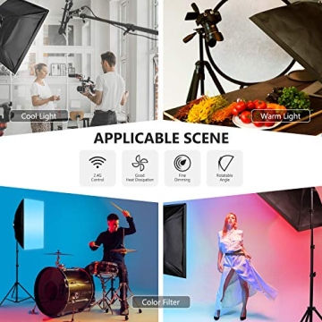 Neewer LED Softbox Lighting Kit for Perfect Photography