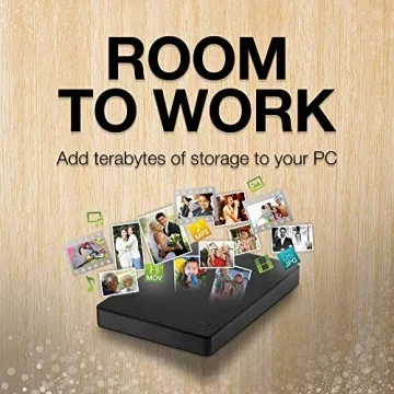 Seagate 4TB Portable External Hard Drive - Fast Storage Solution