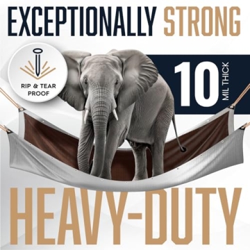 Heavy Duty Tarp 6x8 - Waterproof and Durable