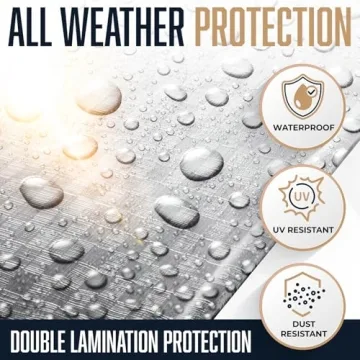 Heavy Duty Tarp 6x8 - Waterproof and Durable