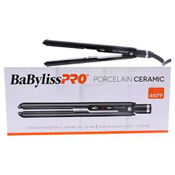 BaBylissPRO Porcelain Ceramic Straightening Iron