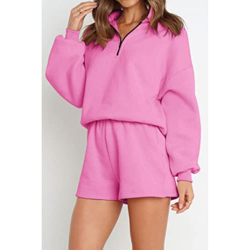 AUTOMET Women’s Stylish Oversized 2 Piece Loungewear