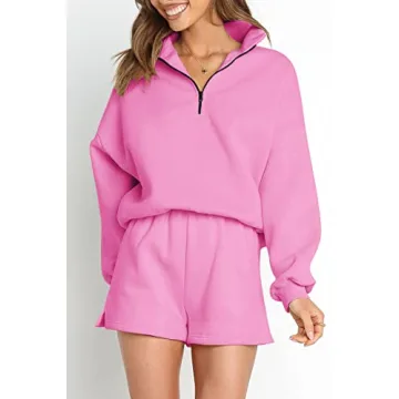 AUTOMET Women’s Stylish Oversized 2 Piece Loungewear