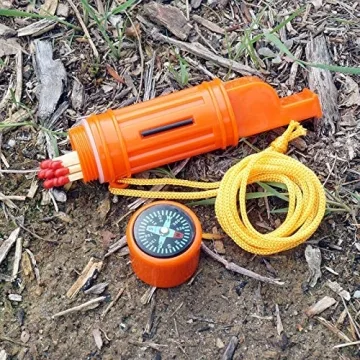SE 5-in-1 Survival Whistle for Outdoor Emergencies