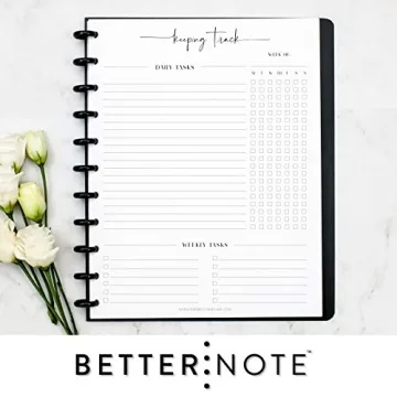 BetterNote Keeping Track Refill Pages for Discbound Notebooks