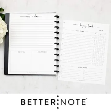 BetterNote Keeping Track Refill Pages for Discbound Notebooks