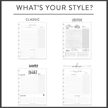 BetterNote Keeping Track Refill Pages for Discbound Notebooks