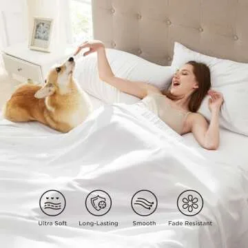 Soft & Breathable Bedsure King Size Sheet Set for Comfort