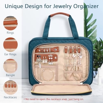 Stylish Wedama Toiletry Bag with Jewelry Organizer for Women