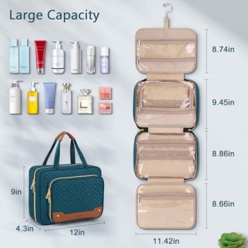 Stylish Wedama Toiletry Bag with Jewelry Organizer for Women