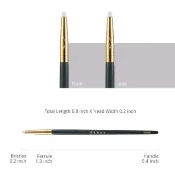 [SOO ADOR] okhee Under Eye Brush NUN08 - Perfect for Concealer Blending and Precise Highlighting | Designed by K-Pop Makeup Artist Seo Ok | Makeup Brush Eye Brush