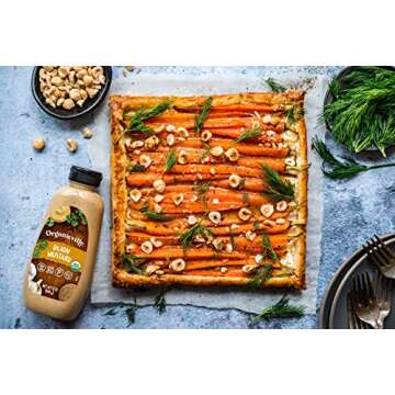 Organicville Dijon Mustard - USDA Organic Vegan Gluten Free Keto 12 Oz