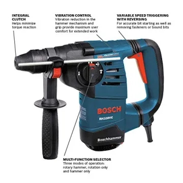 Bosch 1 RH328VC Rotary Hammer - Powerful & Precise Tool
