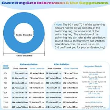 Elcoho 6 Packs Kids Pool Floats Inflatable Pool Floats Colorful Sparkling Glitter Swim Rings with Sequined Beach Ball and Pump for Beach, Party Supplies