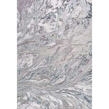 JONATHAN Y SOR203A-8 Swirl Marbled Abstract Indoor Area-Rug Contemporary Casual Transitional Easy-Cl...
