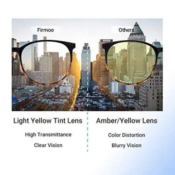 Firmoo Blue Light Blocking Glasses, Anti Eyestrain Anti Headache, Oversized Bagy Computer Glasses,Non-prescription Bluelight Blocker Eyewear for Women/Men (Black-Clear Frame)