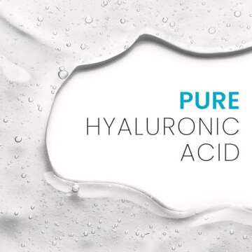 Hyaluronic Acid Serum 8OZ, Pure Organic HA, Anti Aging, Anti Wrinkle, The Smart Face Moisturizer for Dry Skin and Fine Lines, Leaves Skin Full and Plump, Pump Bottle by Genius Chemistry