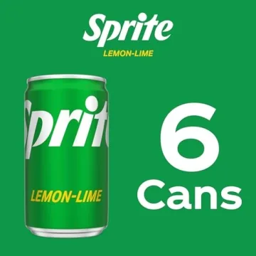 Sprite Lemon Lime Soda 7.5 oz Pack of 6 - Refreshing Taste