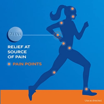 Aleve Back & Muscle Pain Relief Naproxen Sodium Tablets 250 Count