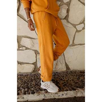 Bandier SJ-SJB10037-Sincerely Jules x The Juniper Sweatpant-Goldenrod-L