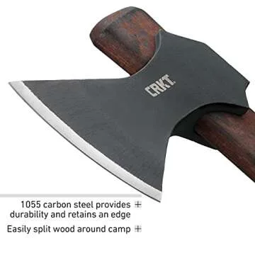 CRKT Freya Axe - Premium Two Handed Outdoor Axe