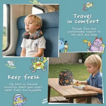 Coolife Kid’s Luggage Set 5 Piece Suitcase Set 16’’ Carry on Hardside Spinner Toddler Luggage Travel Rolling Luggage Girls Boys