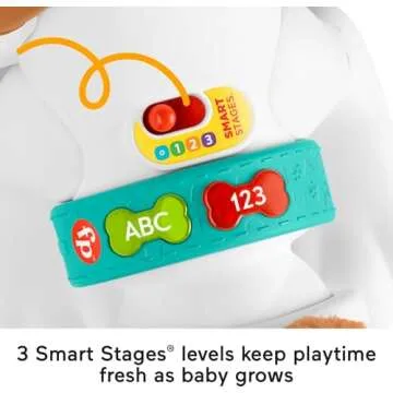 Fisher-Price Crawl with Me Puppy - Interactive Learning Toy
