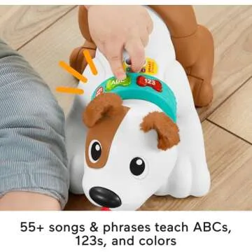 Fisher-Price Crawl with Me Puppy - Interactive Learning Toy
