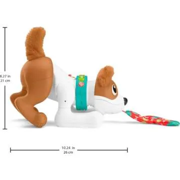 Fisher-Price Crawl with Me Puppy - Interactive Learning Toy