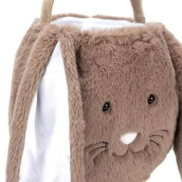 Cute Easter Bunny Basket for Egg Hunting and Storage