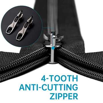 KOPACK 17-Inch Anti-Theft Laptop Backpack for Travel