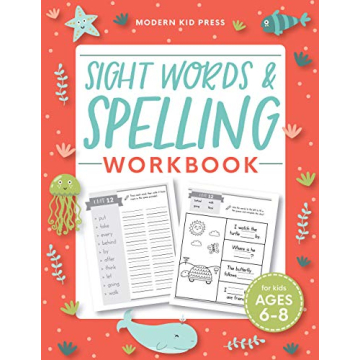 Fun Sight Words and Spelling Workbook for Kids