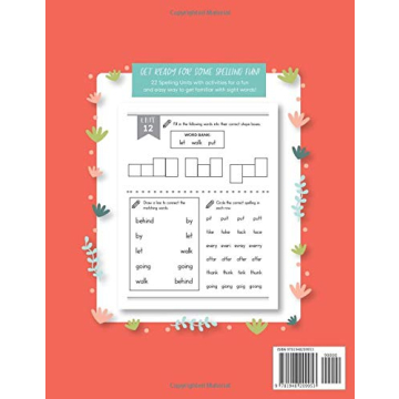 Fun Sight Words and Spelling Workbook for Kids