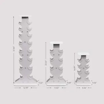 WeGym Dumbbell Rack, Space Saving & Elegant Storage Solution