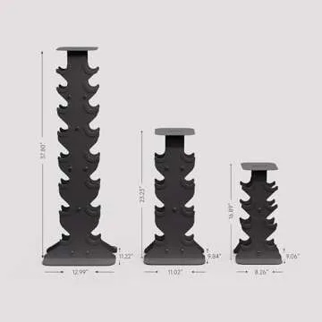 WeGym Dumbbell Rack, Space Saving & Elegant Storage Solution