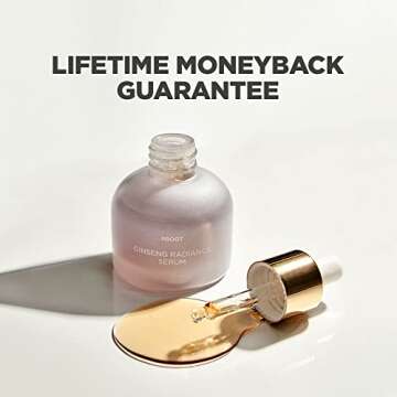 PROOT Ginseng Serum | Ginseng Serum with 52.5% Korean Ginseng Extract | Korean Ginseng Serum Formulated with Ginseng Extract, Hyaluronic Acid & WGF Complex-3 | Korean Ginseng Skin Care Technology