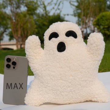 Yopcuvi Ghost Pillow Cute Plush Decoration 11.8 Inch