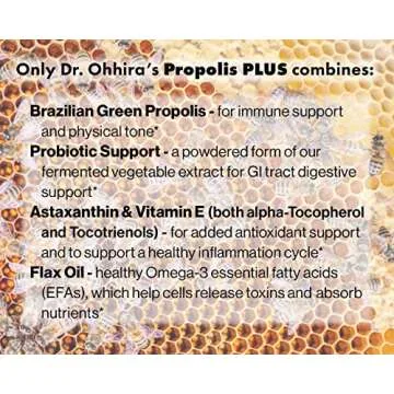 Dr. Ohhira's Propolis Plus with Brazilian Green Propolis, 120 Capsules