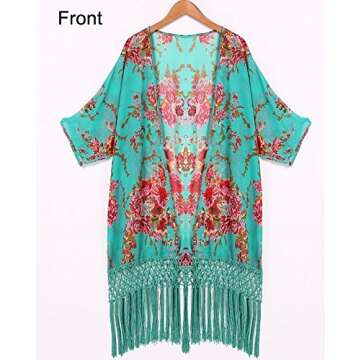 Yonala Summer Womens Beach Wear Cover up Swimwear Beachwear Bikini,One Size,Green