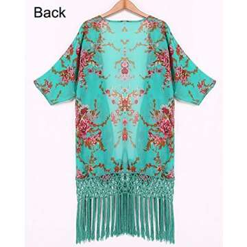 Yonala Summer Womens Beach Wear Cover up Swimwear Beachwear Bikini,One Size,Green