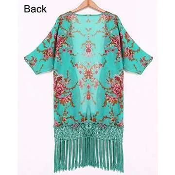 Yonala Summer Womens Beach Wear Cover up Swimwear Beachwear Bikini,One Size,Green