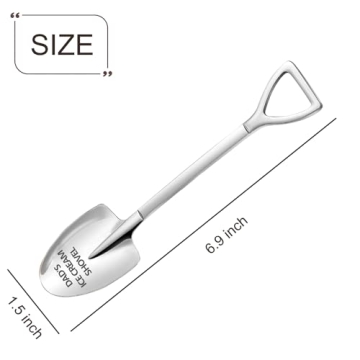 Funny Engraved Ice Cream Spoon for Dads Gift